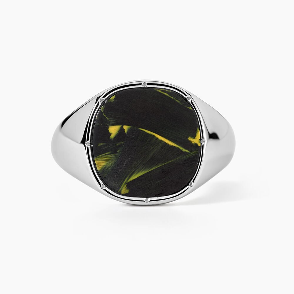 Chevali&egrave;re Jourdan Edom Acier Argent&eacute; - Bijoux fantaisie Homme | Marc Orian