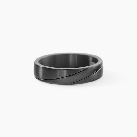 Bague Phebus Him Clyde Acier Noir - Bijoux fantaisie Homme | Marc Orian