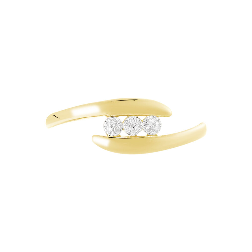Bague Delphine Or Jaune Diamant - Parures de mariage Femme | Marc Orian