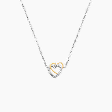 Collier Gine Or Jaune Oxyde De Zirconium - Fête des mères Femme | Marc Orian
