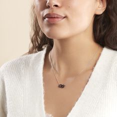 Collier Alicia Argent Blanc Céramique - Colliers Femme | Marc Orian