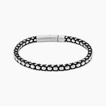 Bracelet Baggio Acier Blanc - Bracelets cordons Homme | Marc Orian