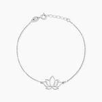 Bracelet Raia Argent Blanc - Bracelets fantaisie Femme | Marc Orian