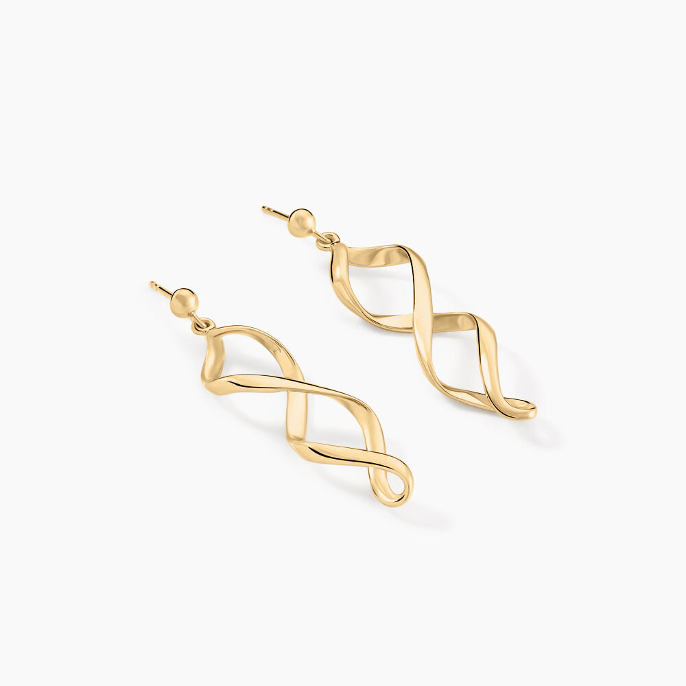 Boucles D'oreilles Pendantes Indi Plaqué Or Jaune - Pendantes Femme | Marc Orian