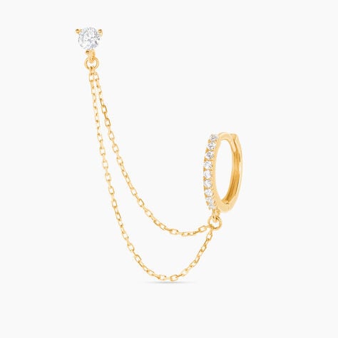 Bijou D'oreille Unitaire Michi Or Jaune Oxyde De Zirconium - Piercings d'oreilles Femme | Marc Orian