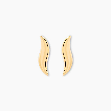 Boucles D'oreilles Puces Merrion Or Jaune - Puces Famille | Marc Orian