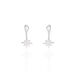 Bijoux D'oreilles Layana Argent Blanc Oxyde De Zirconium - Piercings d'oreilles Femme | Marc Orian