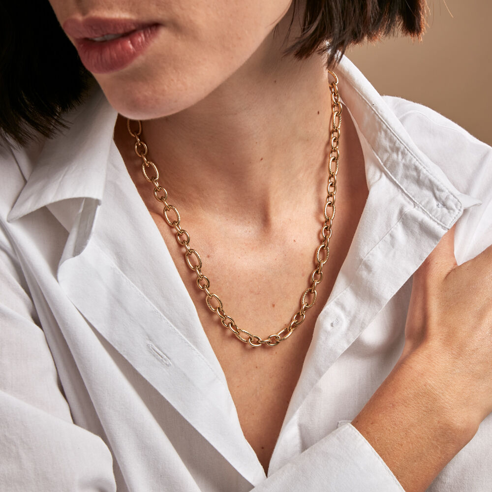 Collier Merrilyn Acier Doré - Colliers ete Femme | Marc Orian