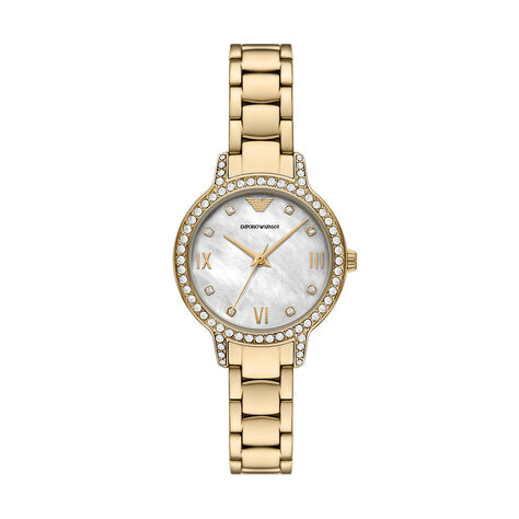Montre Emporio Armani Nacre Blanche - Montres &eacute;tanches Femme | Marc Orian