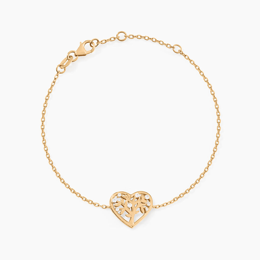 Bracelet Rom&eacute;e Plaqu&eacute; Or Jaune Oxyde De Zirconium - Bracelets cha&icirc;nes Femme | Marc Orian