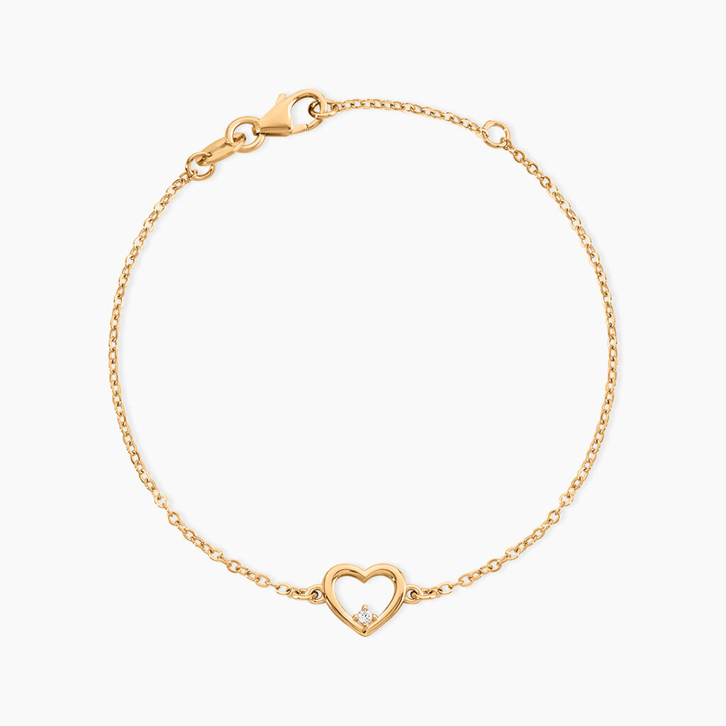 Bracelet Plaqu&eacute; Or Kaspar Oxyde De Zirconium - Bracelets fantaisie Femme | Marc Orian