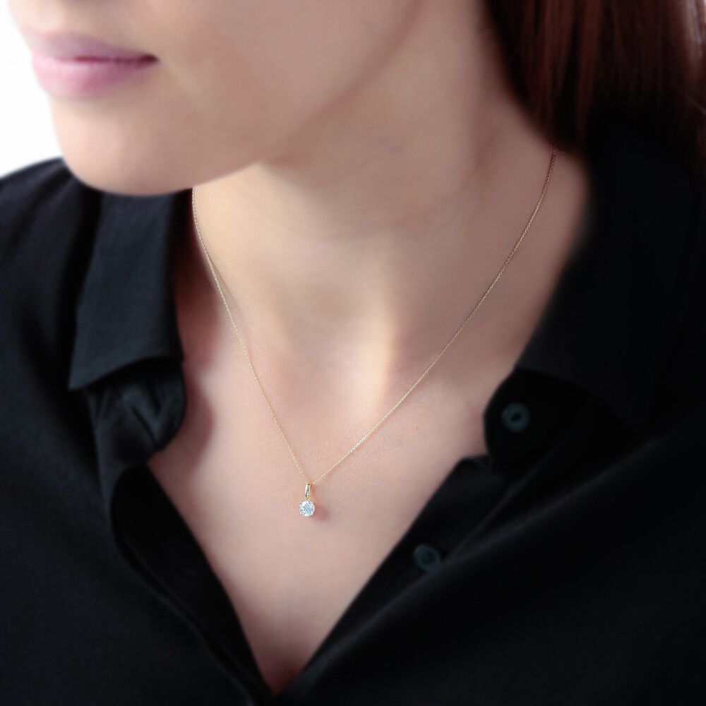 Pendentif Victoria Or Jaune Diamant - Pendentifs Femme | Marc Orian