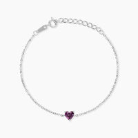 Bracelet Kelvyn Argent Blanc Oxyde De Zirconium
