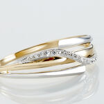 Bague Bodil Or Bicolore Diamant - Parures de mariage Femme | Marc Orian