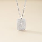 Collier Phebus Him Acier - Colliers fantaisie Homme | Marc Orian