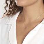 Pendentif Egee Chat Or Blanc - Pendentifs Famille | Marc Orian