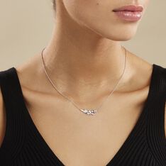 Collier Cesarine Argent Blanc Oxyde De Zirconium - Sélection Bohème Femme | Marc Orian