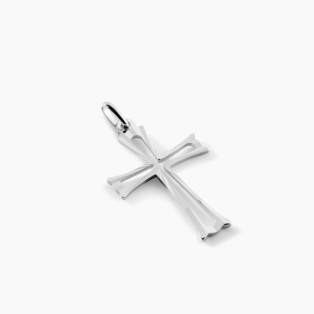 Pendentif Romayssa Argent Blanc - Bijoux fantaisie Famille | Marc Orian