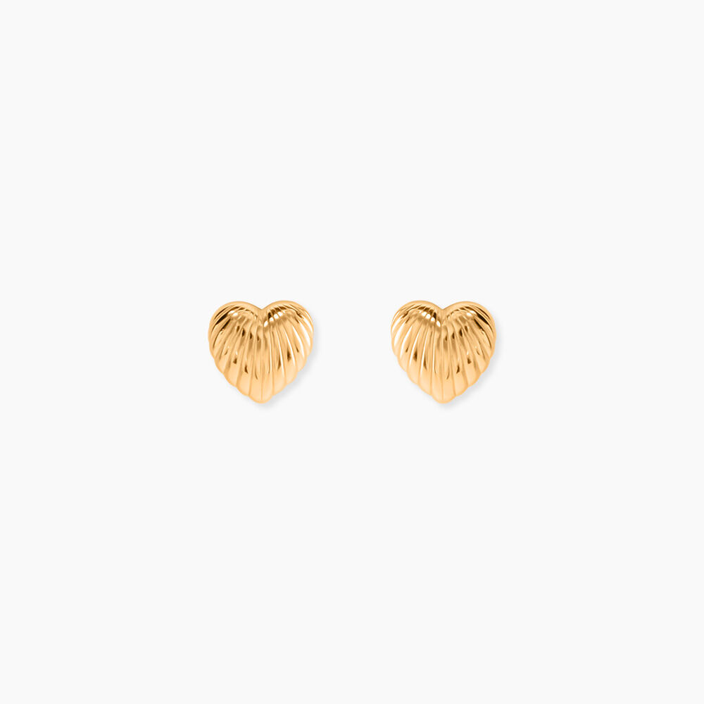Boucles D'Oreilles Puces Lyane Plaqu&eacute; Or Jaune - Puces Femme | Marc Orian