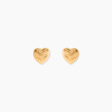 Boucles D'Oreilles Puces Lyane Plaqu&eacute; Or Jaune - Puces Femme | Marc Orian