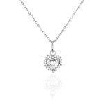 Collier Calvi Argent Blanc Oxyde De Zirconium - Colliers avec pierres Femme | Marc Orian