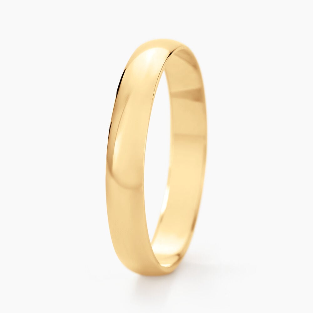 Bague or sales sans pierre