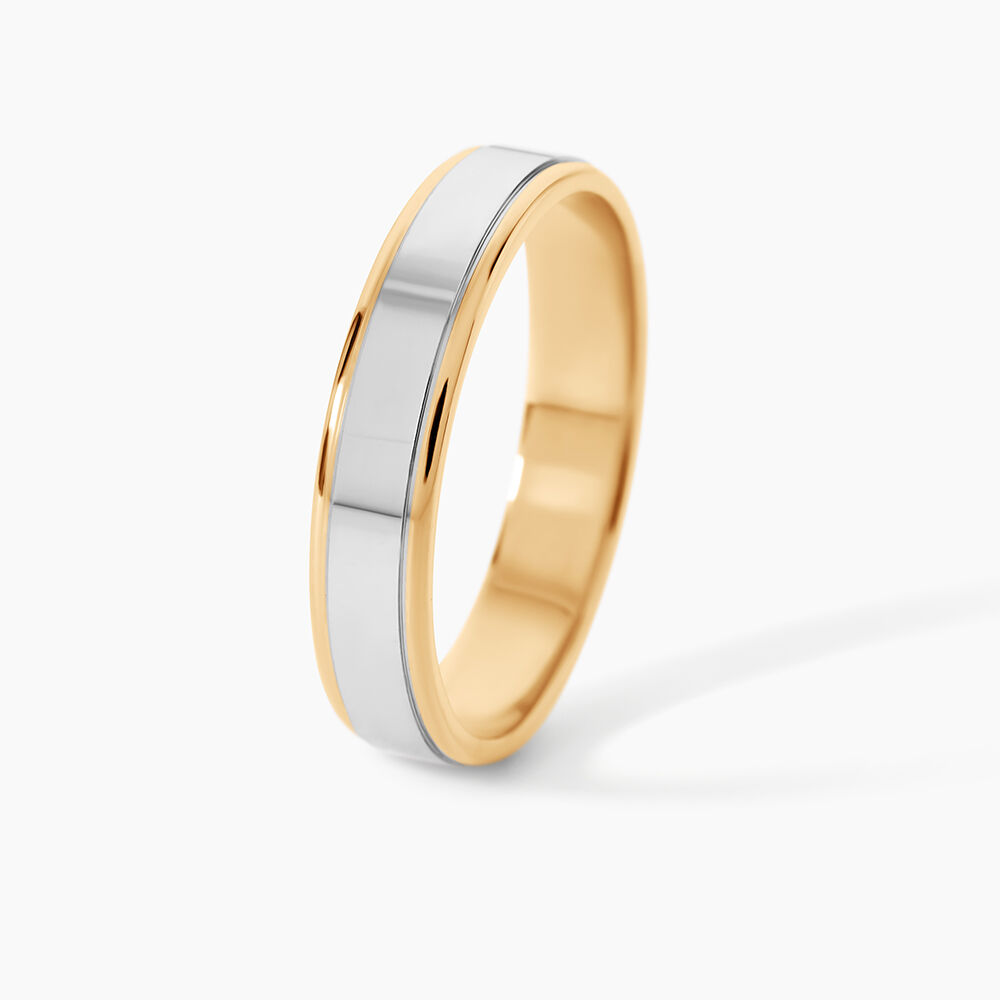 Alliance Hevan Ruban Or Bicolore - Alliances duo Unisex | Marc Orian