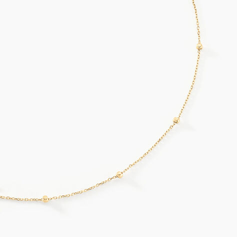 Collier Bookers  Or Jaune - Colliers ras du cou Femme | Marc Orian