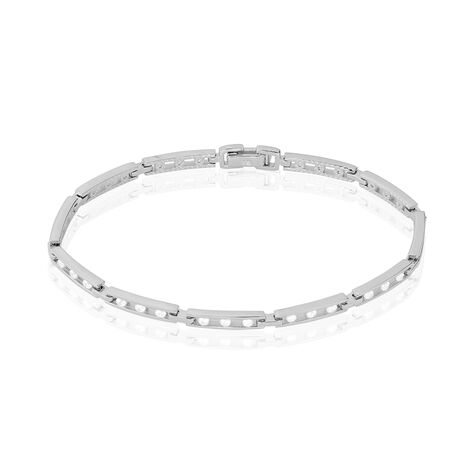 Bracelet Calina Argent Blanc Oxyde De Zirconium - Bracelets chaînes Femme | Marc Orian