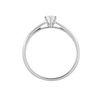 Bague Solitaire Veronika Or Blanc Diamant - Parures de mariage Femme | Marc Orian