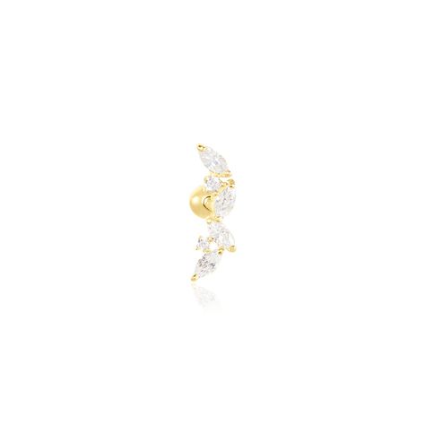 Piercing Nina Or Jaune Oxyde De Zirconium - Piercing Conch Femme | Marc Orian