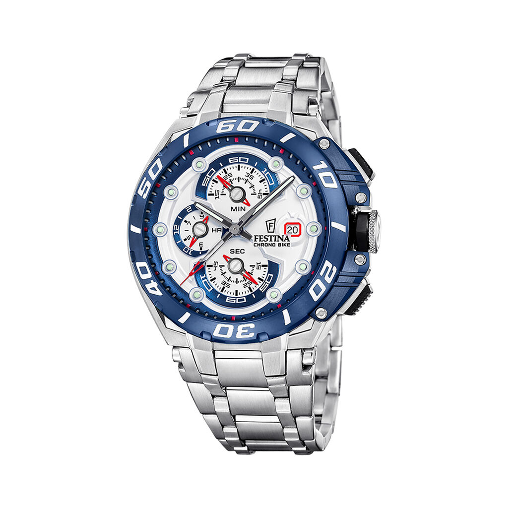 Montre Festina Chrono Bike 6 Blanc - Montres &eacute;tanches Homme | Marc Orian