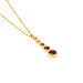 Collier Josephine Or Jaune Rubis - Colliers avec pierres Femme | Marc Orian
