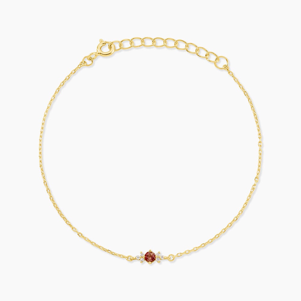 Bracelet Poem Argent Jaune Tourmaline Oxyde De Zirconium - Bracelets fantaisie Femme | Marc Orian