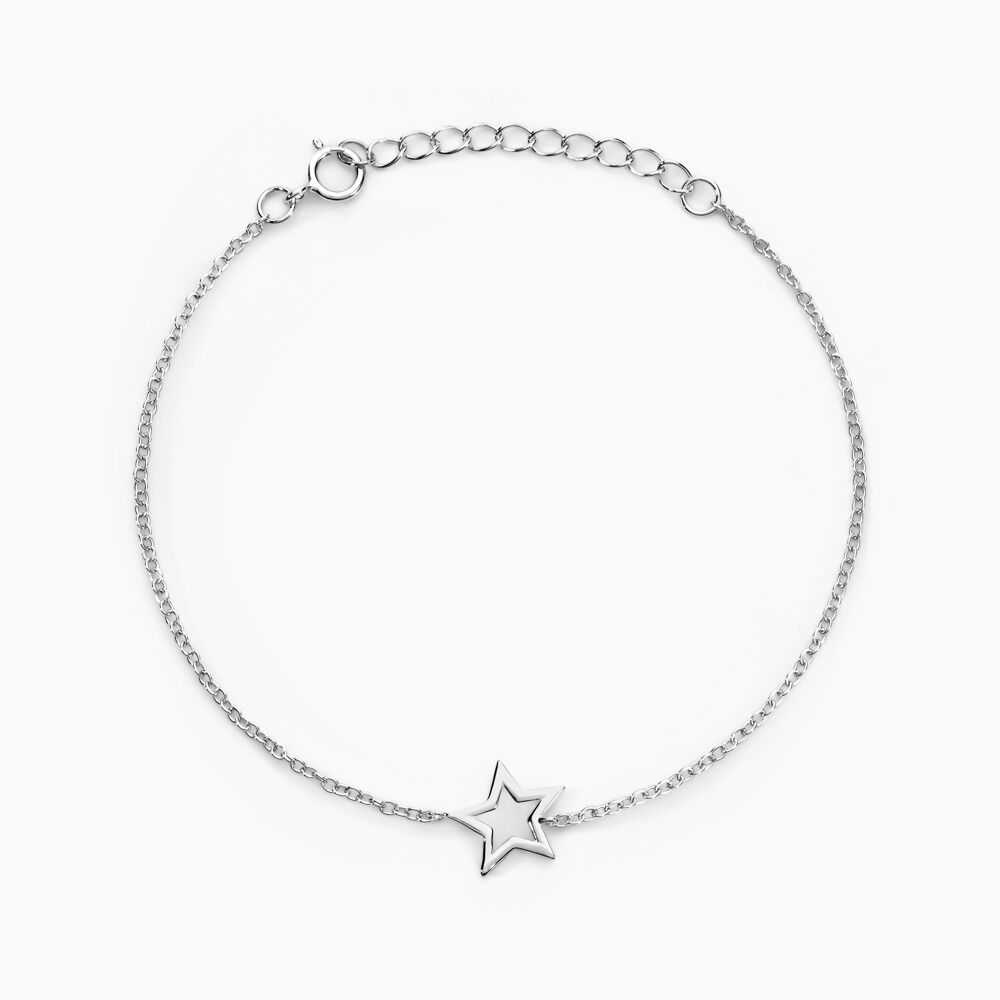 Bracelet Bess Argent Blanc - Bracelets fantaisie Femme | Marc Orian