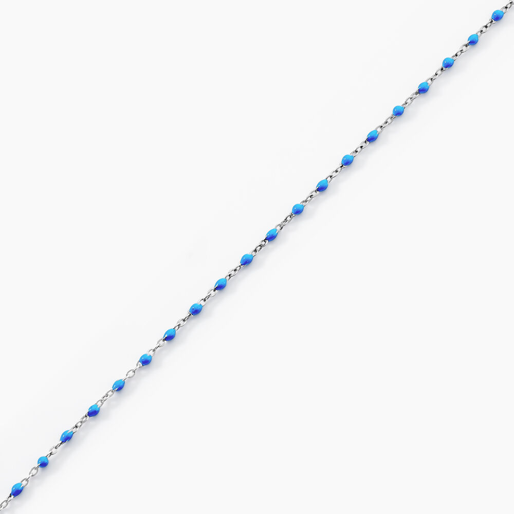 Bracelet Muguette Argent Blanc - Bracelets chaînes Femme | Marc Orian
