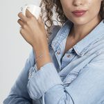 Bracelet Narimene Argent Blanc - Bracelets fantaisie Femme | Marc Orian