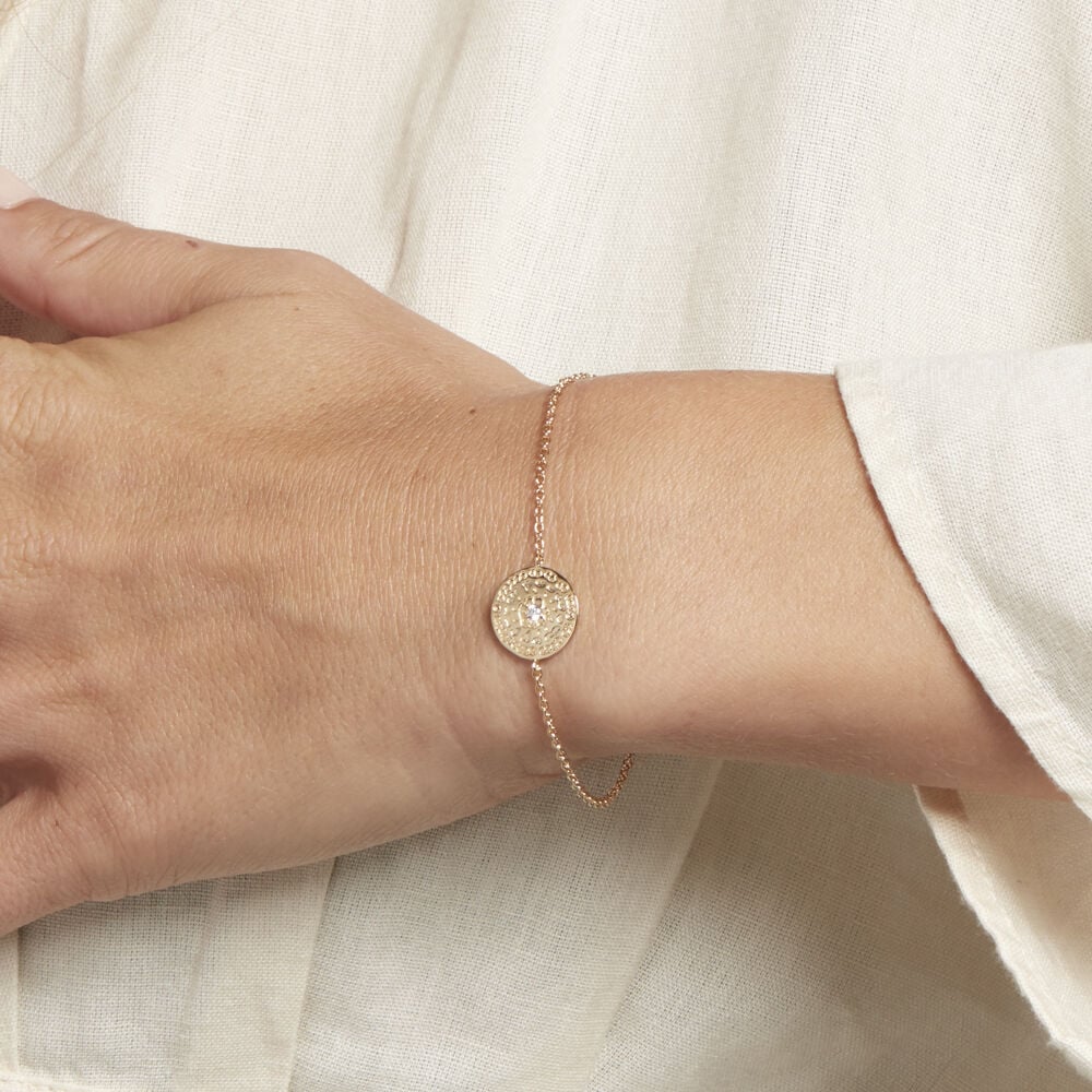 Bracelet Laurina Plaqué Or Jaune Oxyde De Zirconium - Bracelets chaînes Femme | Marc Orian