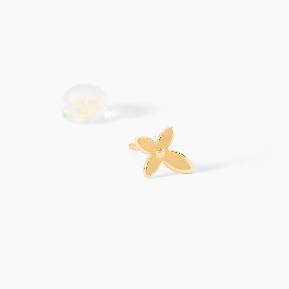 Boucles D'Oreilles Puces Lavonne Or Jaune - Puces Femme | Marc Orian