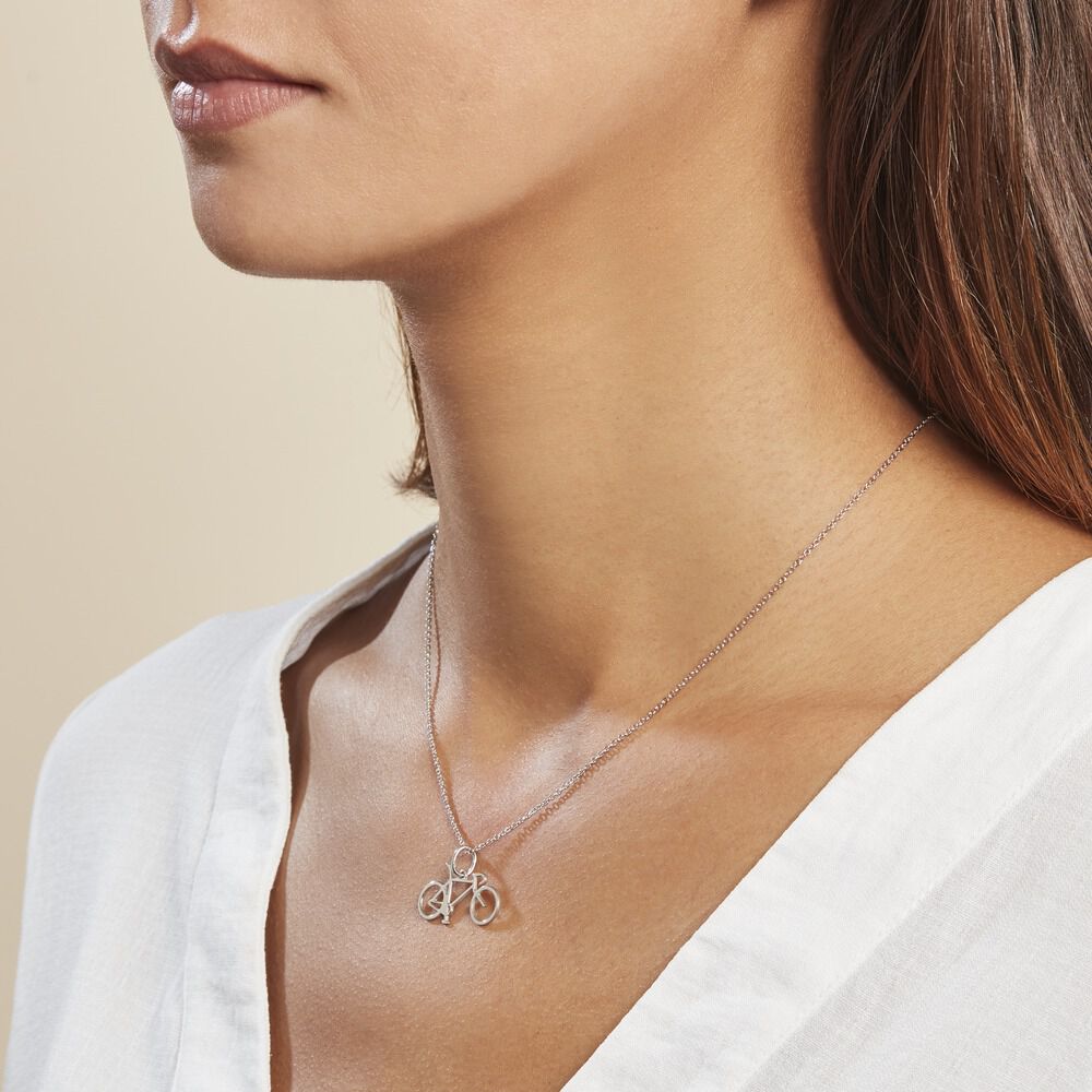 Pendentif Vince Argent Blanc - Pendentifs Famille | Marc Orian