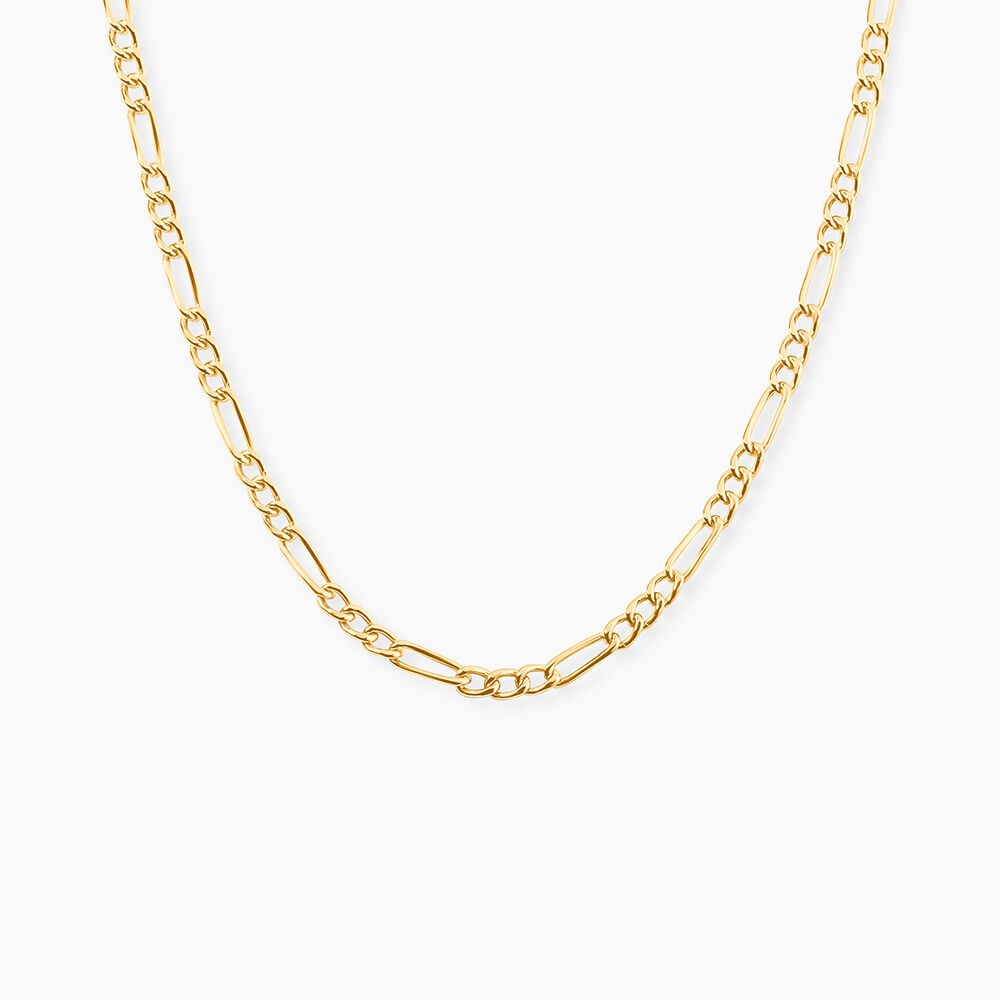 Chaîne Cameo Maille Alternee 1/3 Or Jaune - Chaines Femme | Marc Orian