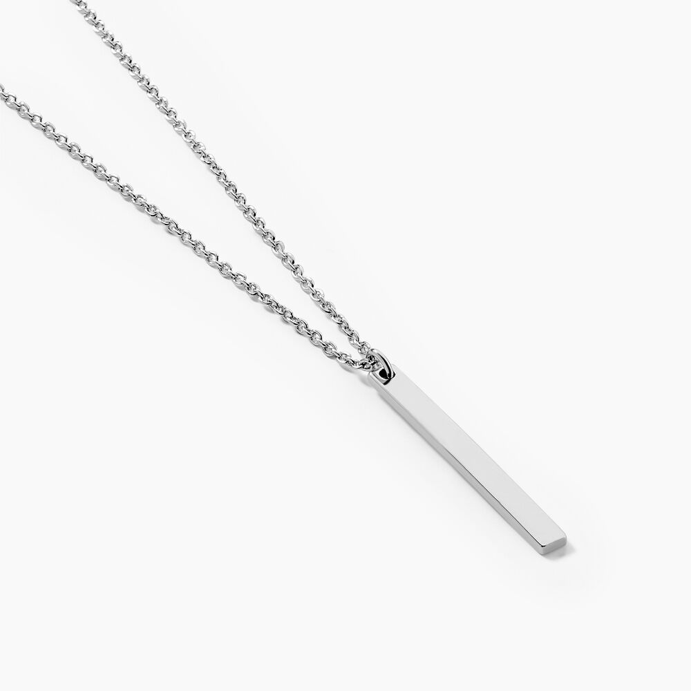 Collier Argent Blanc Fedor - Colliers Homme | Marc Orian