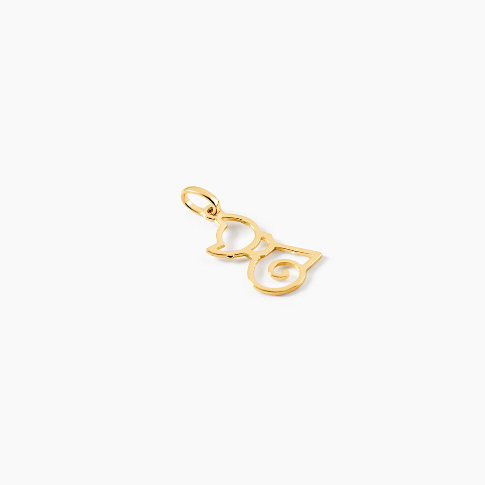 Pendentif Egee Chat Or Jaune - Pendentifs Famille | Marc Orian