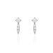 Boucles D'oreilles Puces Bormana Argent Blanc Oxyde De Zirconium - Puces Femme | Marc Orian