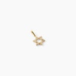 Pendentif Faye Argent Dor&eacute; A L'Or 750/1000 Oxyde De Zirconium - Bijoux fantaisie Femme | Marc Orian
