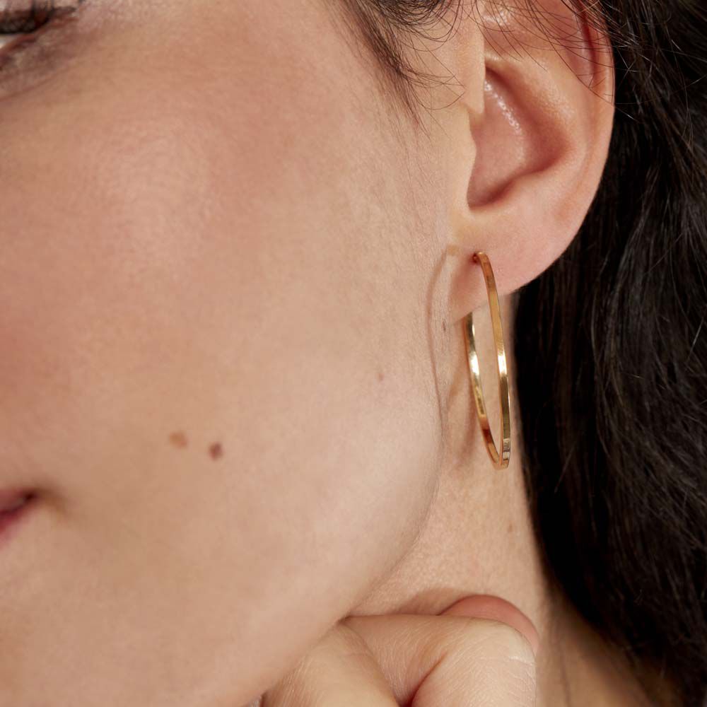 Créoles Thyrza Or Jaune - Créoles Femme | Marc Orian