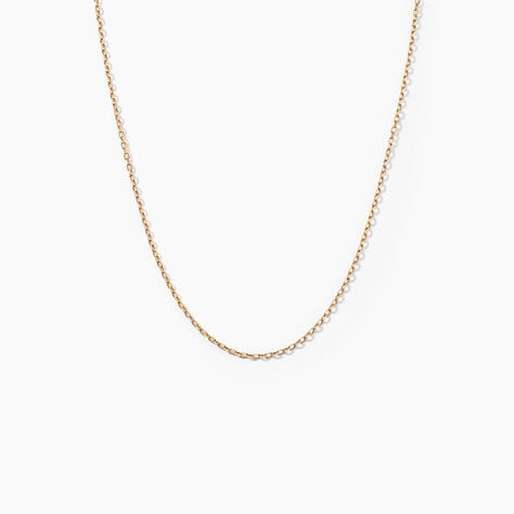 Cha&icirc;ne Igoa Maille For&ccedil;at Diamantee Or Jaune - Chaines Famille | Marc Orian