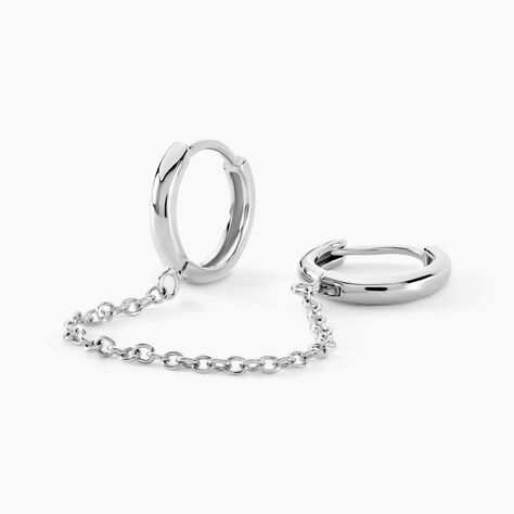 Bijou D'oreille Unitaire Stephie Argent Blanc - Piercings d'oreilles Femme | Marc Orian