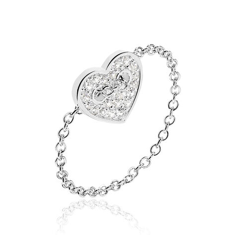 Bague Eliza Argent Blanc Oxyde De Zirconium - Bijoux fantaisie Femme | Marc Orian