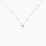 Collier Taona Argent Blanc Oxyde De Zirconium - Colliers avec pierres Femme | Marc Orian